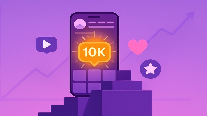 Read more about the article Instagram Par 10K Followers Kaise Badhaye 2026: Organic Method aur 10K Milestone ka Sach