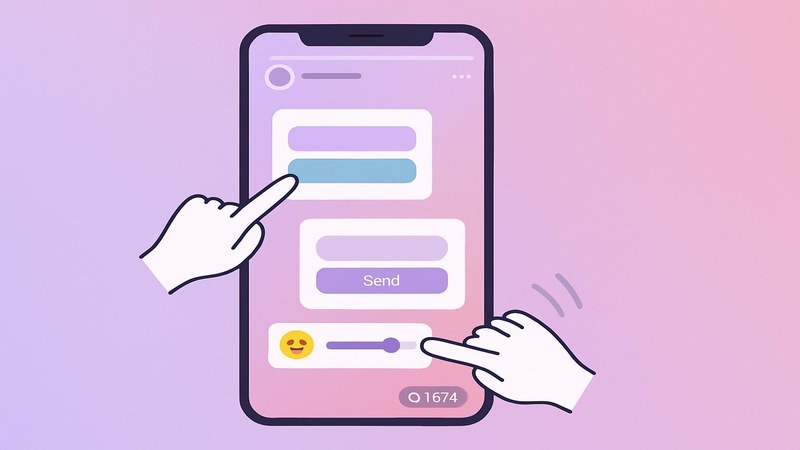 Instagram Story with poll, question and emoji slider stickers driving views and engagement